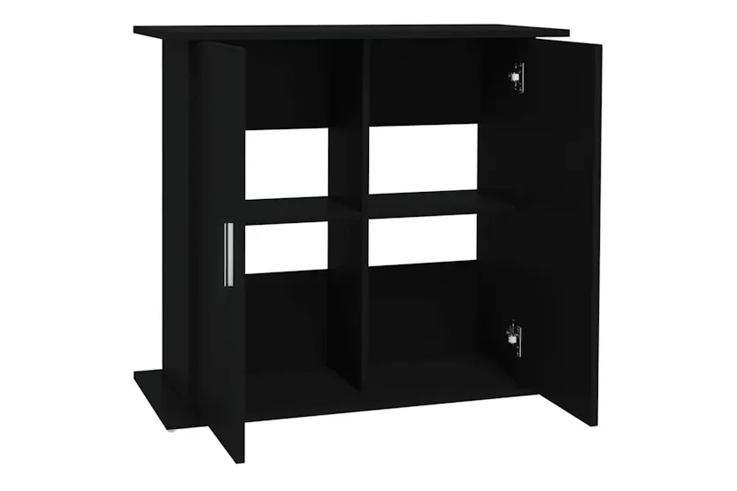 Vidaxl Aquarium Stand Black 81x36x73 Cm Engineered Wood Vidaxl Aquarium Stand Black 81x36x73 Cm Engineered Wood
