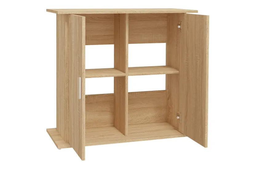 Vidaxl Aquarium Stand Sonoma Oak 81x36x73 Cm Engineered Wood Vidaxl Aquarium Stand Sonoma Oak 81x36x73 Cm Engineered Wood