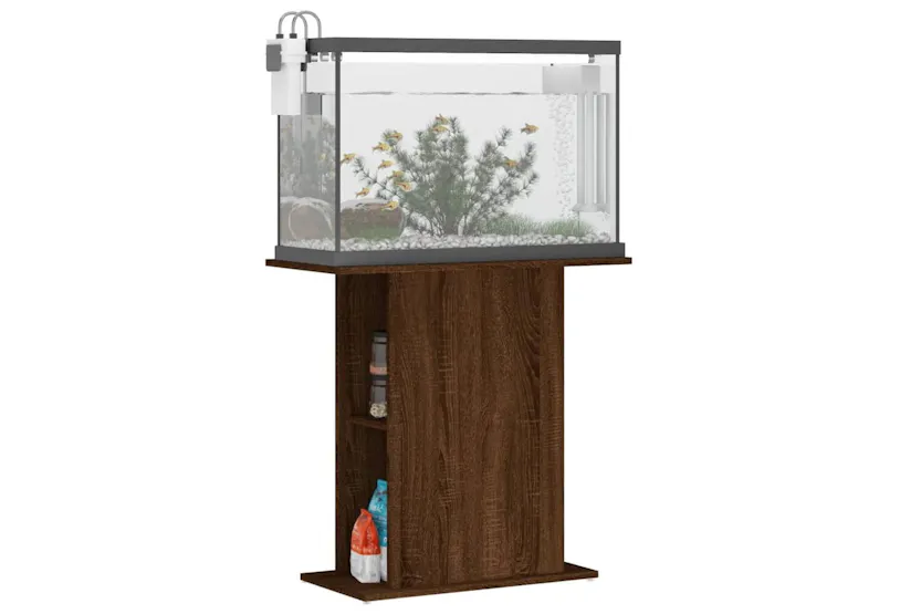 Vidaxl Aquarium Stand Brown Oak 75x36x725 Cm Engineered Wood Vidaxl Aquarium Stand Brown Oak 75x36x725 Cm Engineered Wood