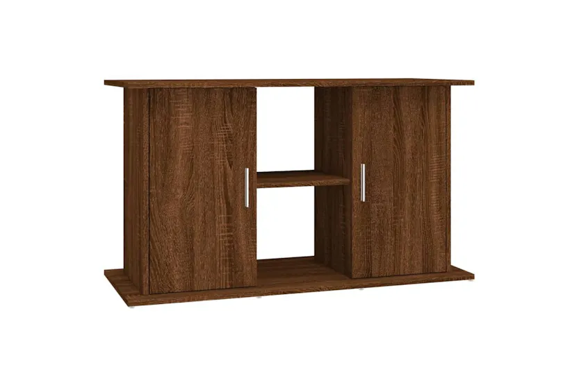 Vidaxl Aquarium Stand Brown Oak 101x41x58 Cm Engineered Wood Vidaxl Aquarium Stand Brown Oak 101x41x58 Cm Engineered Wood