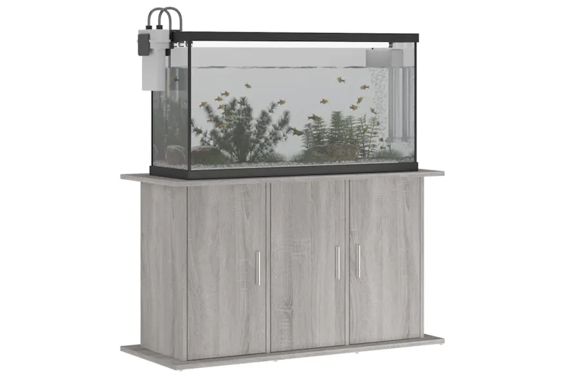 Vidaxl Aquarium Stand Grey Sonoma 101x41x58 Cm Engineered Wood Vidaxl Aquarium Stand Grey Sonoma 101x41x58 Cm Engineered Wood