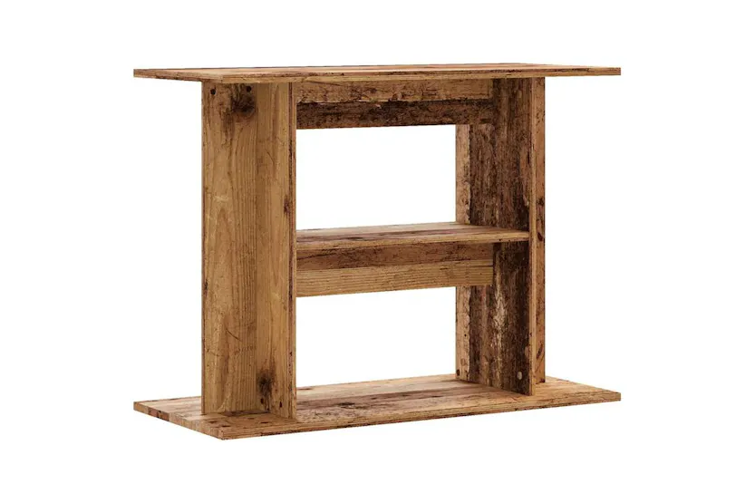 Vidaxl Aquarium Stand Old Wood 80x35x60 Cm Engineered Wood Vidaxl Aquarium Stand Old Wood 80x35x60 Cm Engineered Wood
