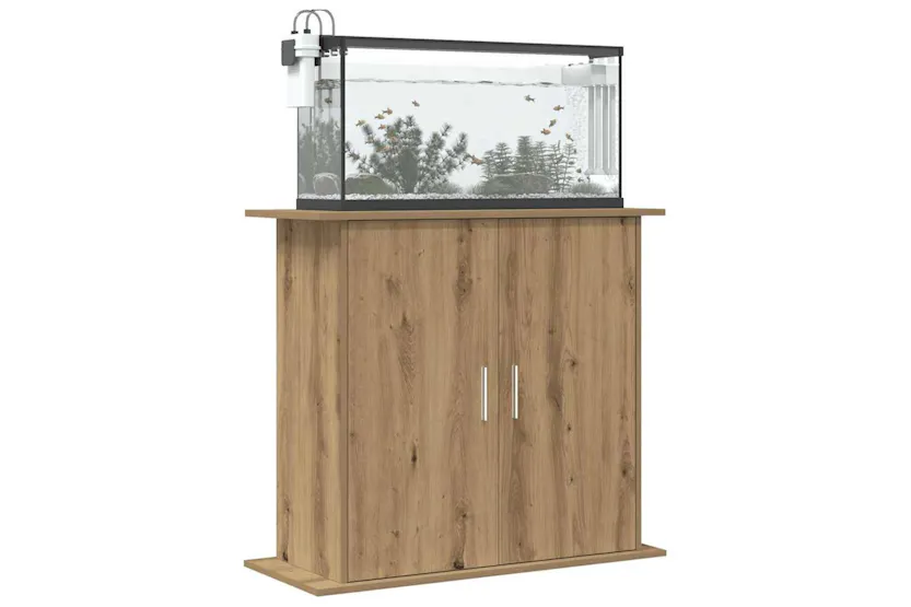 Vidaxl Aquarium Stand Artisan Oak 81x36x73 Cm Engineered Wood Vidaxl Aquarium Stand Artisan Oak 81x36x73 Cm Engineered Wood
