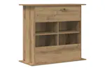 Vidaxl Aquarium Stand Artisan Oak 81x36x73 Cm Engineered Wood Vidaxl Aquarium Stand Artisan Oak 81x36x73 Cm Engineered Wood