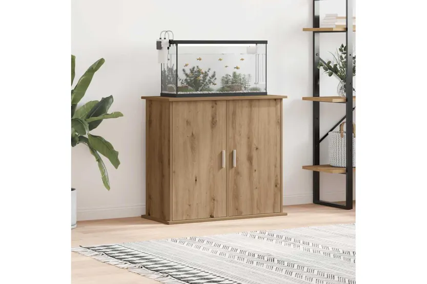 Vidaxl Aquarium Stand Artisan Oak 81x36x73 Cm Engineered Wood Vidaxl Aquarium Stand Artisan Oak 81x36x73 Cm Engineered Wood