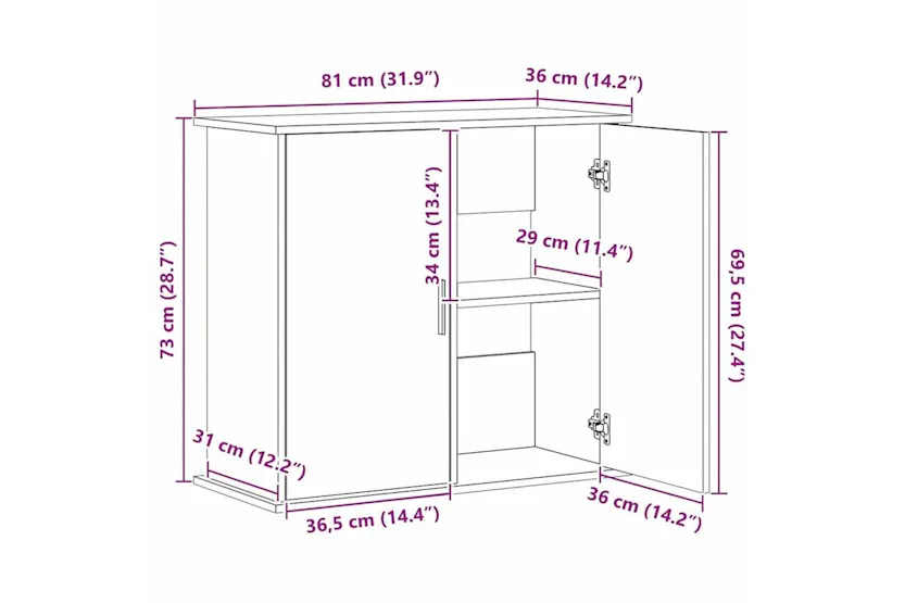 Vidaxl Aquarium Stand Artisan Oak 81x36x73 Cm Engineered Wood Vidaxl Aquarium Stand Artisan Oak 81x36x73 Cm Engineered Wood