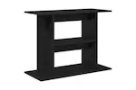 Vidaxl Aquarium Stand Black Oak 80x35x60 Cm Engineered Wood Vidaxl Aquarium Stand Black Oak 80x35x60 Cm Engineered Wood