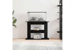 Vidaxl Aquarium Stand Black Oak 80x35x60 Cm Engineered Wood Vidaxl Aquarium Stand Black Oak 80x35x60 Cm Engineered Wood