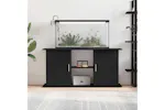 Vidaxl Aquarium Stand Black Oak 121x41x58 Cm Engineered Wood Vidaxl Aquarium Stand Black Oak 121x41x58 Cm Engineered Wood