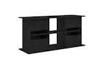 Vidaxl Aquarium Stand Black Oak 121x41x58 Cm Engineered Wood Vidaxl Aquarium Stand Black Oak 121x41x58 Cm Engineered Wood