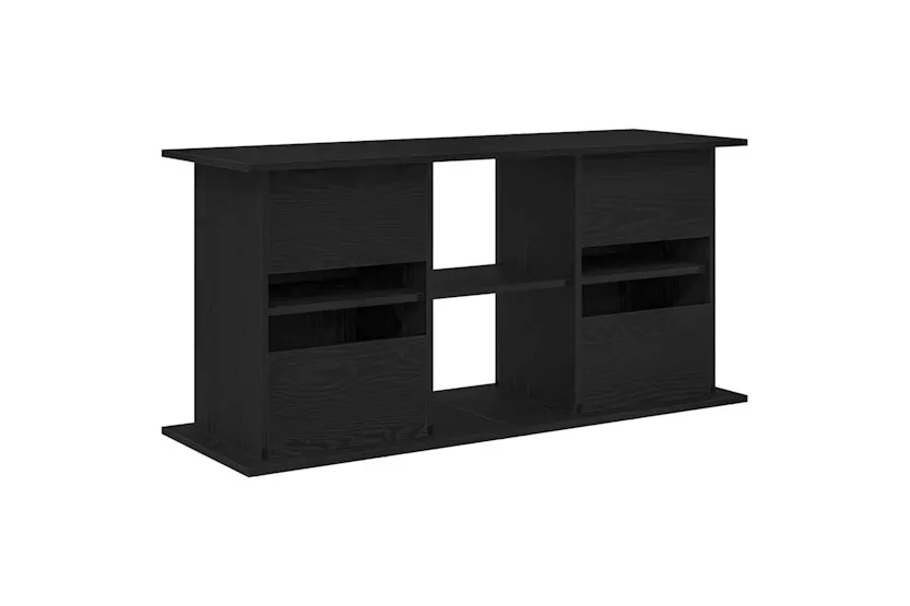 Vidaxl Aquarium Stand Black Oak 121x41x58 Cm Engineered Wood Vidaxl Aquarium Stand Black Oak 121x41x58 Cm Engineered Wood