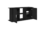 Vidaxl Aquarium Stand Black Oak 121x41x58 Cm Engineered Wood Vidaxl Aquarium Stand Black Oak 121x41x58 Cm Engineered Wood