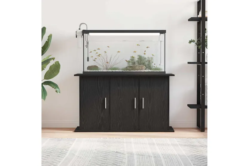 Vidaxl Aquarium Stand Black Oak 101x41x58 Cm Engineered Wood Vidaxl Aquarium Stand Black Oak 101x41x58 Cm Engineered Wood