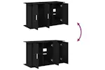 Vidaxl Aquarium Stand Black Oak 101x41x58 Cm Engineered Wood Vidaxl Aquarium Stand Black Oak 101x41x58 Cm Engineered Wood