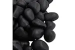 Vidaxl Polished Pebbles 10 Kg Black 2-5 Cm Vidaxl Polished Pebbles 10 Kg Black 2-5 Cm