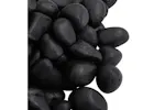 Vidaxl Polished Pebbles 10 Kg Black 2-5 Cm Vidaxl Polished Pebbles 10 Kg Black 2-5 Cm