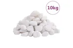 Vidaxl Polished Pebbles 10 Kg White 2-5 Cm Vidaxl Polished Pebbles 10 Kg White 2-5 Cm