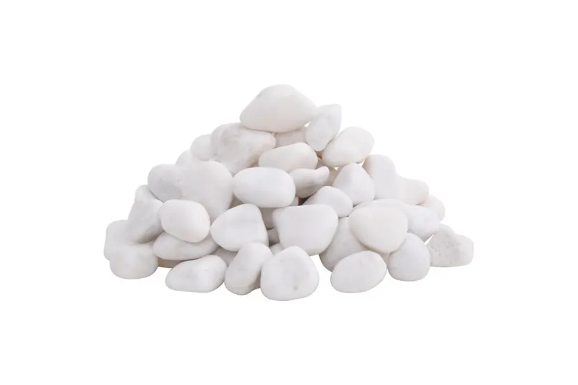 Vidaxl Polished Pebbles 10 Kg White 2-5 Cm Vidaxl Polished Pebbles 10 Kg White 2-5 Cm
