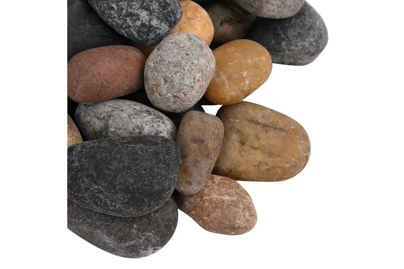 Vidaxl Polished Pebbles 25 Kg Mixed Colour 5-8 Cm Vidaxl Polished Pebbles 25 Kg Mixed Colour 5-8 Cm