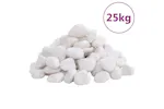 Vidaxl Polished Pebbles 25 Kg White 2-5 Cm Vidaxl Polished Pebbles 25 Kg White 2-5 Cm