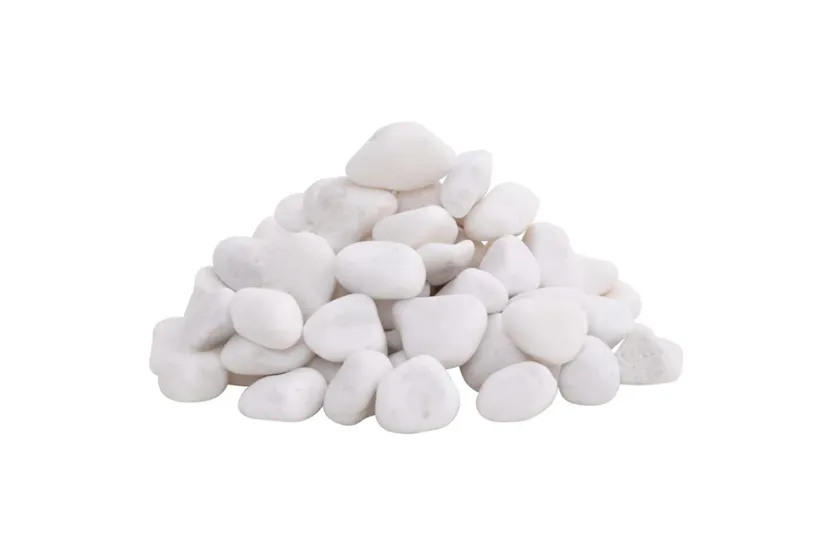 Vidaxl Polished Pebbles 25 Kg White 2-5 Cm Vidaxl Polished Pebbles 25 Kg White 2-5 Cm