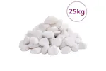 Vidaxl Polished Pebbles 25 Kg White 2-5 Cm Vidaxl Polished Pebbles 25 Kg White 2-5 Cm