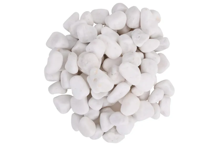 Vidaxl Polished Pebbles 25 Kg White 2-5 Cm Vidaxl Polished Pebbles 25 Kg White 2-5 Cm