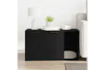 Vidaxl Cat Litter Box Enclosure Black Oak 80x50x45 Cm Engineered Wood Vidaxl Cat Litter Box Enclosure Black Oak 80x50x45 Cm Engineered Wood