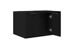 Vidaxl Cat Litter Box Enclosure Black Oak 80x50x45 Cm Engineered Wood Vidaxl Cat Litter Box Enclosure Black Oak 80x50x45 Cm Engineered Wood