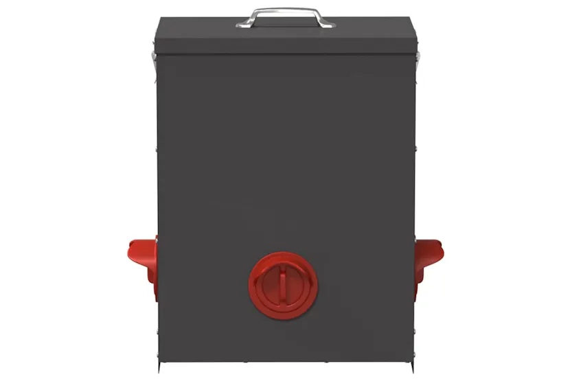 Vidaxl Chicken Feeder Black 325 X 205 X 43 Cm Cold-rolled Steel Vidaxl Chicken Feeder Black 325 X 205 X 43 Cm Cold-rolled Steel
