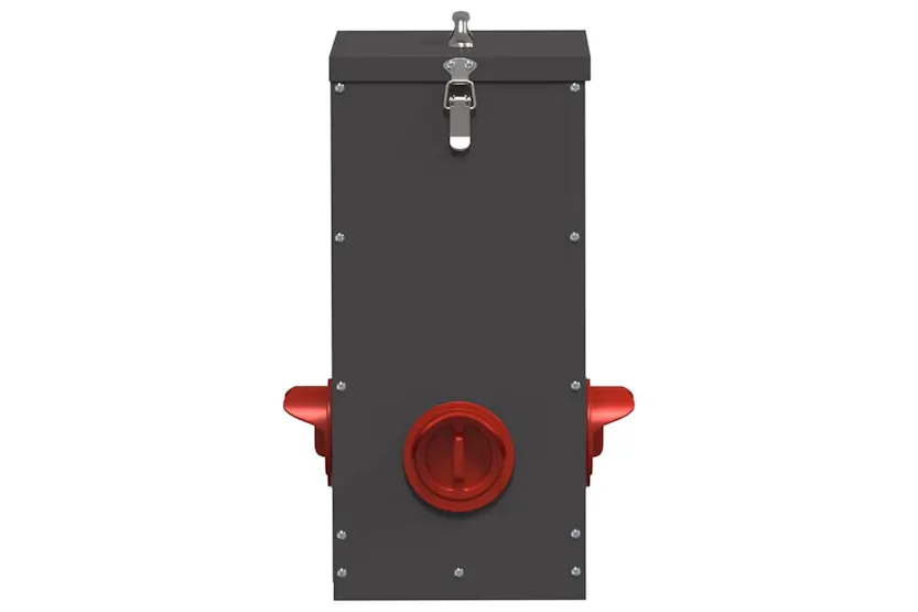 Vidaxl Chicken Feeder Black 325 X 205 X 43 Cm Cold-rolled Steel Vidaxl Chicken Feeder Black 325 X 205 X 43 Cm Cold-rolled Steel