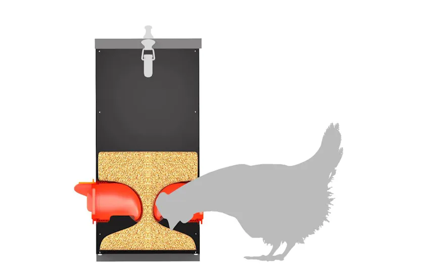 Vidaxl Chicken Feeder Black 325 X 205 X 43 Cm Cold-rolled Steel Vidaxl Chicken Feeder Black 325 X 205 X 43 Cm Cold-rolled Steel
