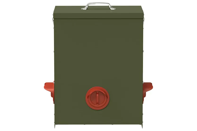 Vidaxl Chicken Feeder 2 Pcs Olive Green 325 X 205 X 43 Cm Vidaxl Chicken Feeder 2 Pcs Olive Green 325 X 205 X 43 Cm
