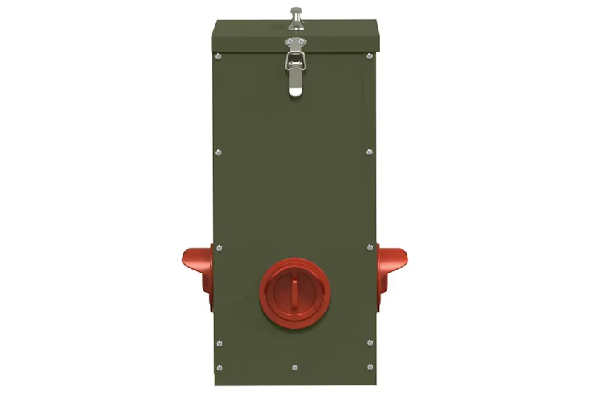 Vidaxl Chicken Feeder 2 Pcs Olive Green 325 X 205 X 43 Cm Vidaxl Chicken Feeder 2 Pcs Olive Green 325 X 205 X 43 Cm
