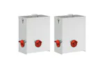 Vidaxl Chicken Feeder 2 Pcs Silver 325 X 205 X 43 Cm Vidaxl Chicken Feeder 2 Pcs Silver 325 X 205 X 43 Cm