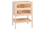 Vidaxl Hamster Cage 55x40x80 Cm Solid Wood Fir Vidaxl Hamster Cage 55x40x80 Cm Solid Wood Fir