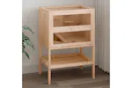 Vidaxl Hamster Cage 55x40x80 Cm Solid Wood Fir Vidaxl Hamster Cage 55x40x80 Cm Solid Wood Fir