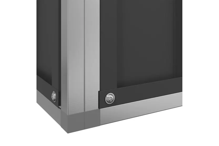 Vidaxl Aviary With Extension Silver 8345x107x212 Cm Steel Vidaxl Aviary With Extension Silver 8345x107x212 Cm Steel