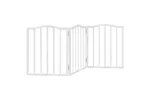 Vidaxl Dog Gate Foldable 3 Panels White 150 Cmpoplar Wood Vidaxl Dog Gate Foldable 3 Panels White 150 Cmpoplar Wood