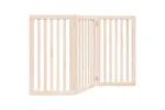 Vidaxl Dog Gate Foldable 3 Panels 150 Cm Poplar Wood Vidaxl Dog Gate Foldable 3 Panels 150 Cm Poplar Wood