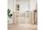 Vidaxl Dog Gate Foldable 3 Panels 150 Cm Poplar Wood Vidaxl Dog Gate Foldable 3 Panels 150 Cm Poplar Wood
