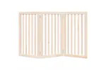 Vidaxl Dog Gate Foldable 3 Panels 150 Cm Poplar Wood Vidaxl Dog Gate Foldable 3 Panels 150 Cm Poplar Wood
