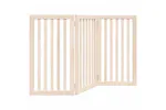 Vidaxl Dog Gate Foldable 3 Panels 150 Cm Poplar Wood Vidaxl Dog Gate Foldable 3 Panels 150 Cm Poplar Wood