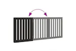 Vidaxl Dog Gate Foldable 3 Panels Black 150 Cm Poplar Wood Vidaxl Dog Gate Foldable 3 Panels Black 150 Cm Poplar Wood