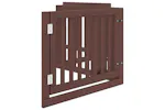 Vidaxl Dog Gate With Door Foldable 4 Panels Brown 320 Cm Poplar Wood Vidaxl Dog Gate With Door Foldable 4 Panels Brown 320 Cm Poplar Wood