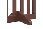 Vidaxl Dog Gate With Door Foldable 4 Panels Brown 320 Cm Poplar Wood Vidaxl Dog Gate With Door Foldable 4 Panels Brown 320 Cm Poplar Wood