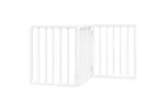 Vidaxl Dog Gate Foldable 3 Panels White 150 Cm Poplar Wood Vidaxl Dog Gate Foldable 3 Panels White 150 Cm Poplar Wood