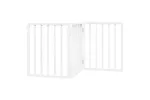 Vidaxl Dog Gate Foldable 3 Panels White 150 Cm Poplar Wood Vidaxl Dog Gate Foldable 3 Panels White 150 Cm Poplar Wood
