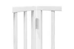 Vidaxl Dog Gate Foldable 3 Panels White 150 Cm Poplar Wood Vidaxl Dog Gate Foldable 3 Panels White 150 Cm Poplar Wood