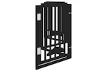Vidaxl Dog Gate With Door Foldable 6 Panels Black 300 Cm Poplar Wood Vidaxl Dog Gate With Door Foldable 6 Panels Black 300 Cm Poplar Wood